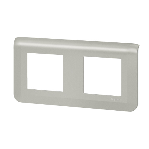 Рамка - Программа Mosaic - 2Х2 модуля - алюминий