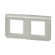 Рамка - Программа Mosaic - 2Х2 модуля - алюминий