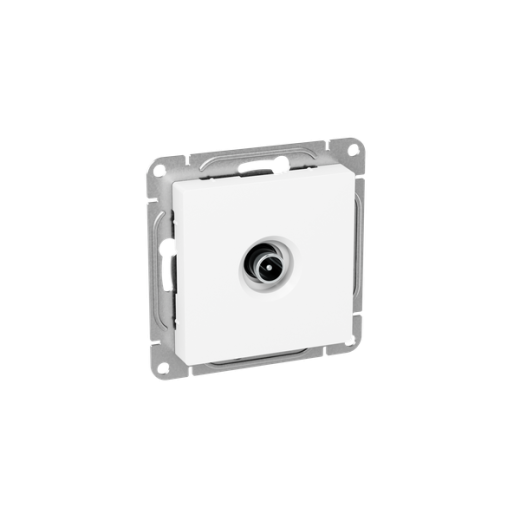 Механизм розетки TV, одиночная, белый Эпика EKF