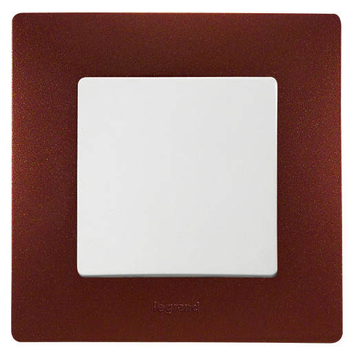 Выключатель одноклавишный - Legrand Etika - 10А 250В безвинтовые зажимы - белый