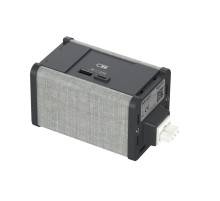 Schneider Electric Unica System+ Блок 2xUSB A/C АНТРАЦИТ/СЕРАЯ ТКАНЬ