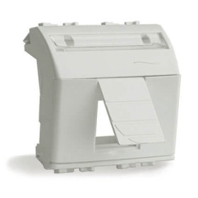 DKC Brava Адаптер для информационных разъемов Keystone, слоновая кость, 2мод.