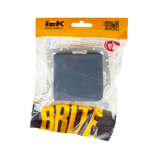 BRITE Выключ. 1-кл. 10А ВС10-1-0-БрМ мар. IEK