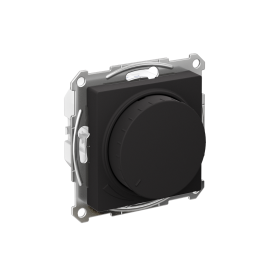 Systeme Electric AtlasDesign Карбон Светорегулятор (диммер) повор-нажим, LED, RC, 400Вт, мех.