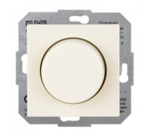 JUNG EcoProfi Бежевый Светорегулятор поворотный для л/н 60-400Вт (в сборе, без рамки)