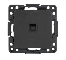 EKF PROxima Стокгольм Черный Розетка RJ-11.