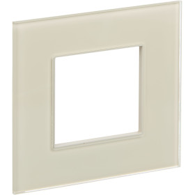 IEK SKANDY Стекло Бежевый Рамка 1-ая SK-F21B