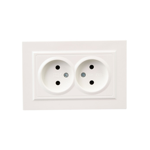 BRITE Роз. 2-я без з/к/ш 10А в сб. РС12-2-БрЖ жемч. IEK