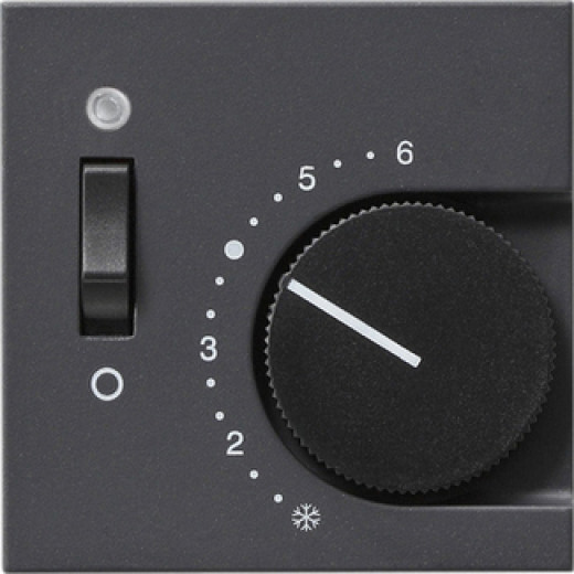 Накладка для термостатов с пов. ручкой и контр. лампой