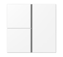 JUNG Набор накладок 3 группы для модулей F40 термопласт белый матовый