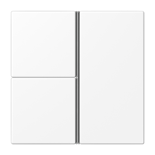 Набор накладок 3 группы для модулей F40, термопласт, белый матовый