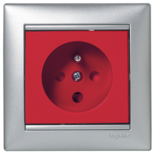 Рамка 1 пост - Legrand Valena - алюминий