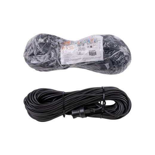 Удлинитель-шнур силовой народный ПВС 2200 Вт б/з, 50м, штепс. гнездо