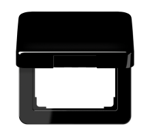 JUNG CD 500/CD plus Черная Крышка откидная для розеток и изделий 50х50