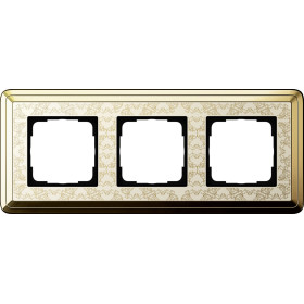 Gira ClassiX Art Латунь/Кремовый Рамка 3-ая