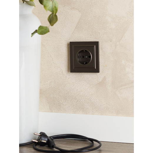 BRITE Роз. с з/к/ш 16А РС14-1-0-БрТБ бр. IEK