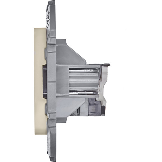 Розетка компьютерная RJ45 категория 5e UTP - Legrand/Daccord Inspiria - слоновая кость