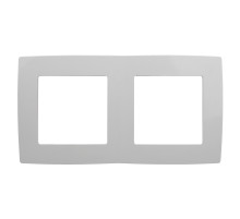 ЭРА 12-5002-01 Рамка на 2 поста, Эра12, белый (10/100/3600)