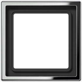 JUNG LS 990 Блестящий Хром Рамка 1-ая