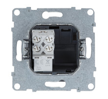 Legrand/Daccord SUNO Алюминий Телефонная розетка RJ11 одиночная.