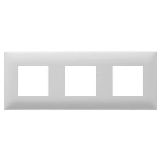 Рамка 3 поста (6 мод.), Avanti, белое облако