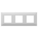 Рамка 3 поста (6 мод.), Avanti, белое облако