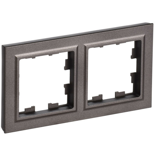 BRITE Рамка 2-мест. IP44 РУ-2-БрТБ-44 бр. IEK