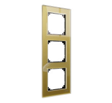 Schneider Electric Merten SM M-Elegance Стекло Золото Рамка 3-ая