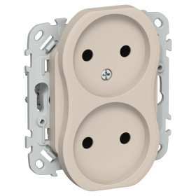 FLITE Роз. 2-я без з/к/ш б/к 10А РС02-1-ФлЛ льн. IEK