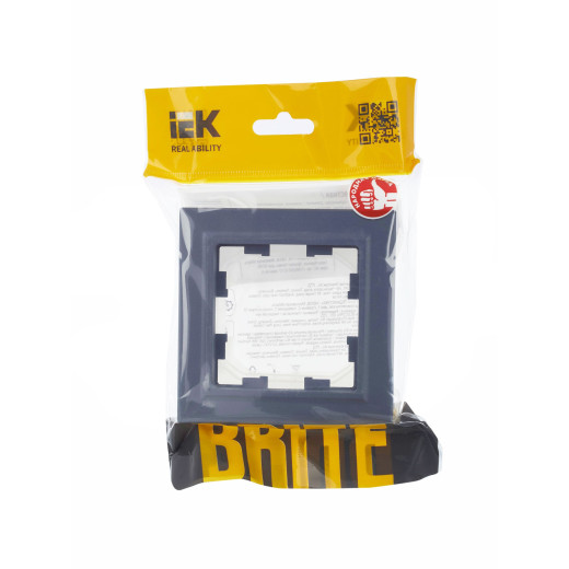 BRITE Рамка 1-мест. IP44 РУ-1-БрМ-44 мар. IEK