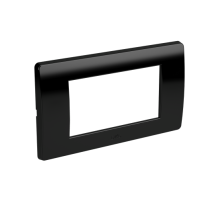 DKC Brava Рамка на 4 модуля, черная