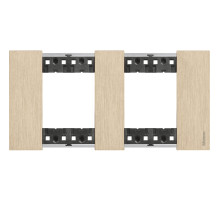 BT Living now Золото Рамка немецкий стандарт 2 поста (2+2 мод).