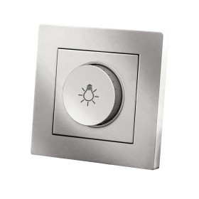 TDM Светорегулятор 300 Вт серебр. металлик 