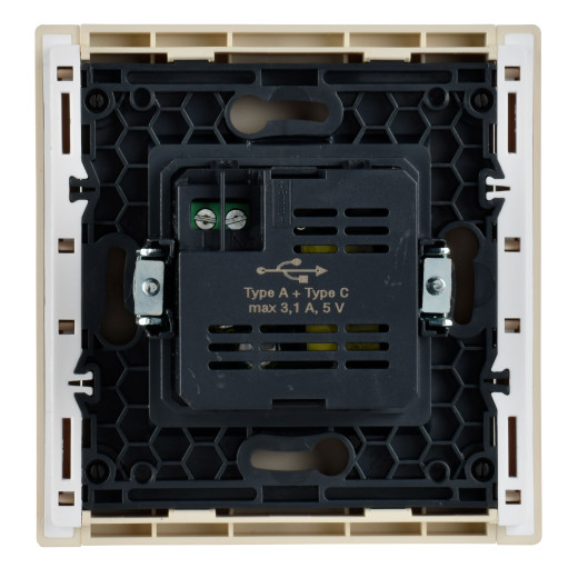 FORTE&PIANO Роз. USB A+C 3,1А FP450 ван. IEK