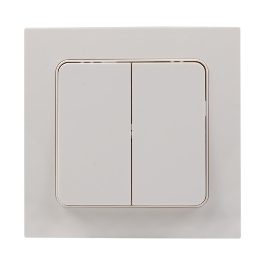 Стокгольм Выключатель 2-кл. 10А автоматические клеммы белый EKF