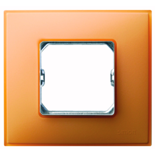 Simon 27 Оранжевый Рамка 3 пост. Neos