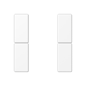 JUNG Набор накладок 2 группы для модулей F50 термопласт белый матовый