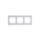 Рамка 3-постовая, axcent, белый