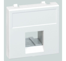 Simon Connect Белый Адаптер на 1 конектор RJ45 SimonConnect, AMP(S110,SL110,SLt),Brand-Rex,RIT, 45х45мм