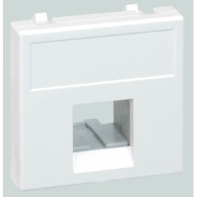 Simon Connect Белый Адаптер на 1 конектор RJ45 SimonConnect, AMP(S110,SL110,SLt),Brand-Rex,RIT, 45х45мм