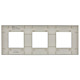 SKANDY Рамка 3-мест. SK-F03S сереб. IEK