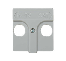Simon 27 Серая Накладка на розетку R-TV-SAT