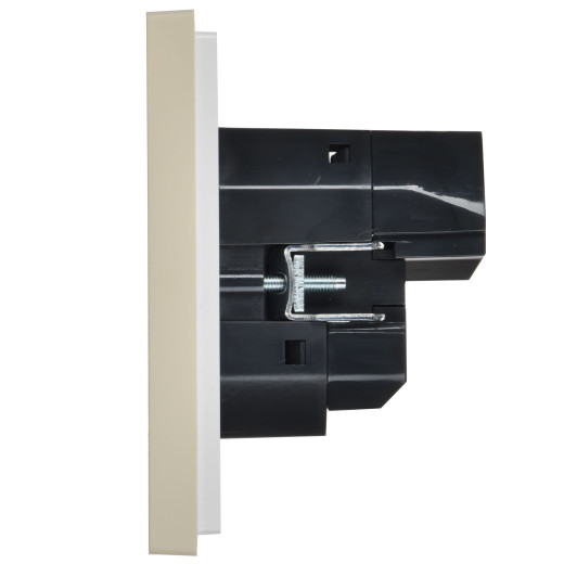 FORTE&PIANO Роз. з/к/ш в/к 16А USB A+A 3,1А FP445 ван. IEK