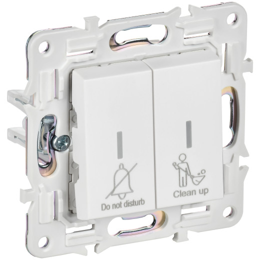 SKANDY Выключ. 2-кл. с инд. отел. 10А SK-V16W арк. бел. IEK