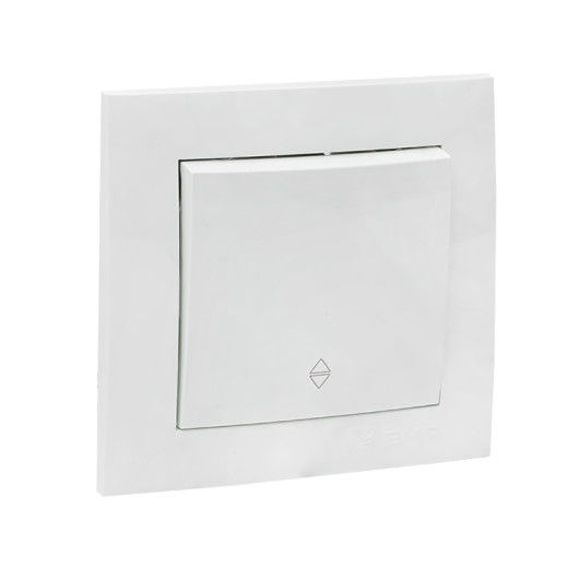 Валенсия выключатель 1-кл. 10А белый проходной EKF PROxima