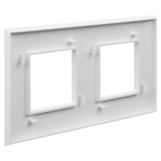 Рамка 2 поста (4 мод.), Avanti, белое облако