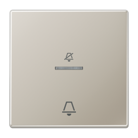 JUNG Клавиша на гостиничный выключатель, корридорный модуль, нержавеющая сталь