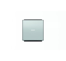 ABB SKY Серебристый алюминий Клавиша для 1-клавишных выключателей/переключателей/кнопок с линзой подсветки