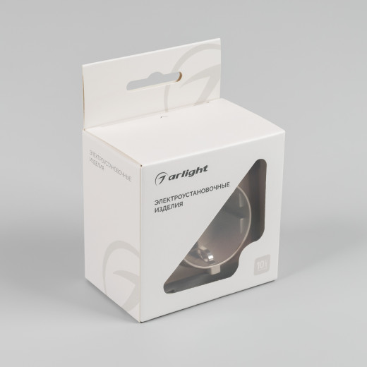 Механизм розетки с USB зарядкой SCT-MUAA-PL-GD-V (250V, 16A) (Arlight, -)