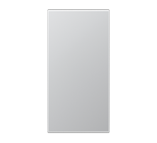 JUNG Алюминий (лак) Накладка